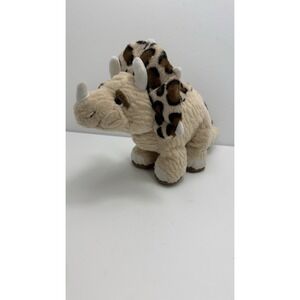 Ganz Webkinz Triceratops Plush Stuffed Animal Dinosaur Spots No Code 13"